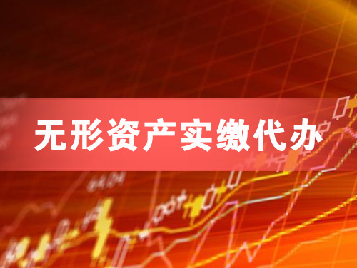 樟树无形资产实缴资本代办